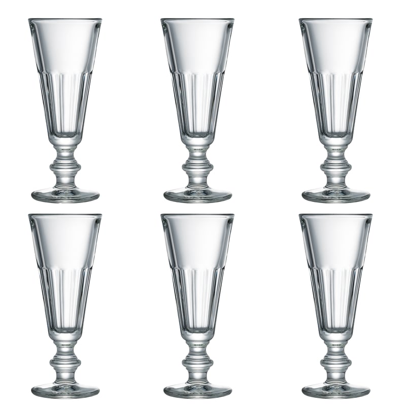 La Rochère Perigord champagne glass 16 cl 6-pack Transparent