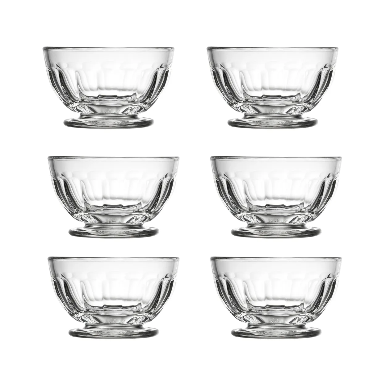 La Rochère Perigord dessert bowl small 15 cl 6-pack Transparent