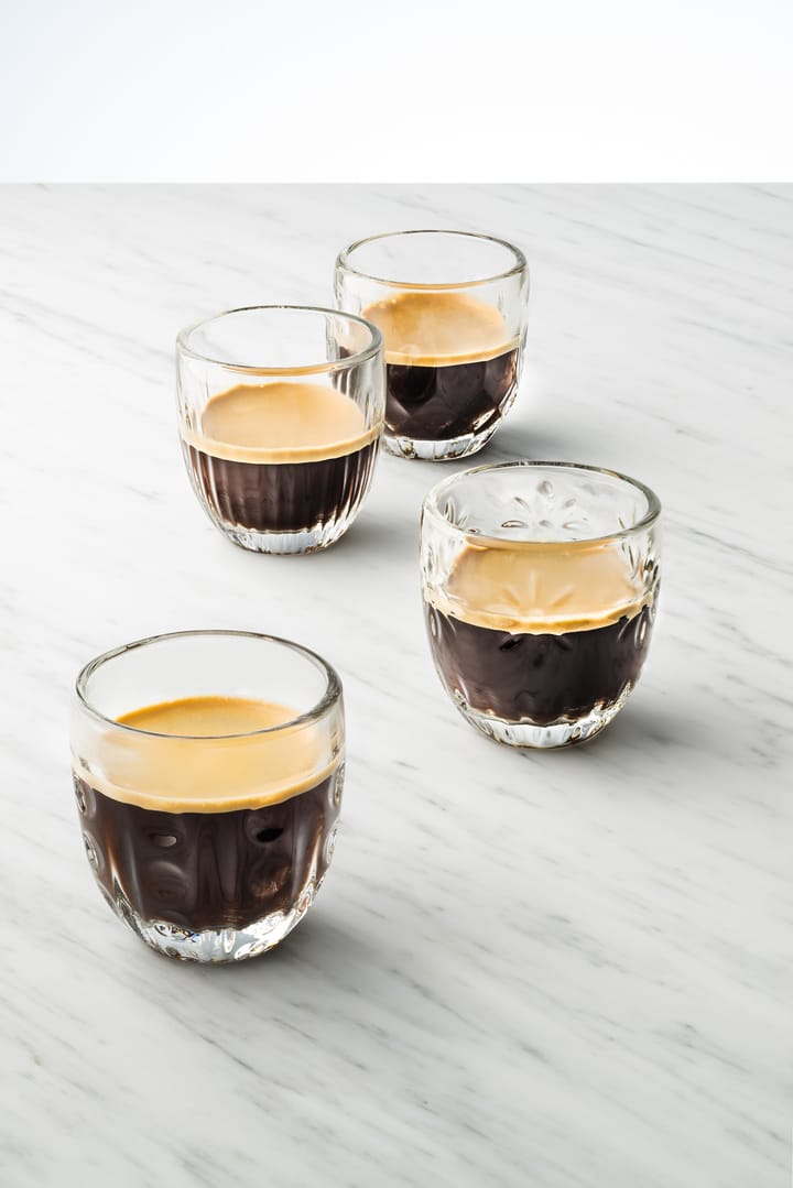 Troquet espresso glass 10 cl 4 pieces - Clear - La Rochère