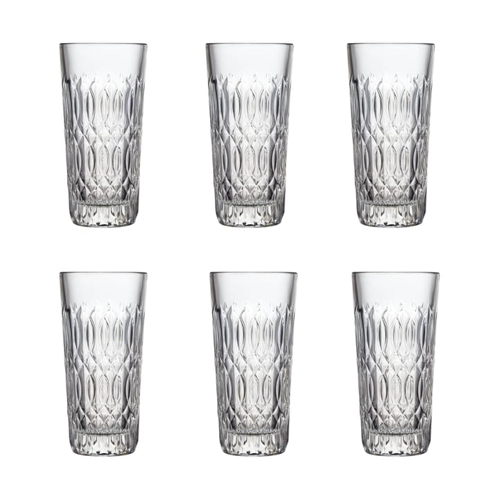 Verone drink glass 34 cl 6-pack - Clear - La Rochère