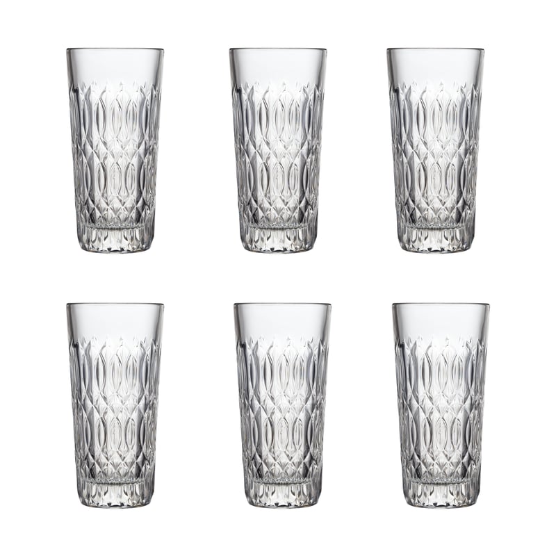 La Rochère Verone drink glass 34 cl 6-pack Clear
