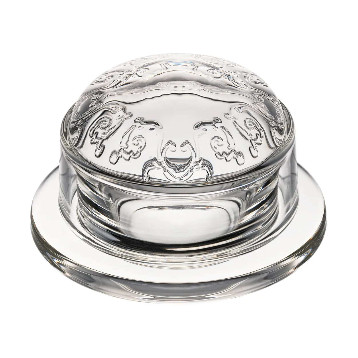 La Rochère Versailles butter dish o10 cm Transparent