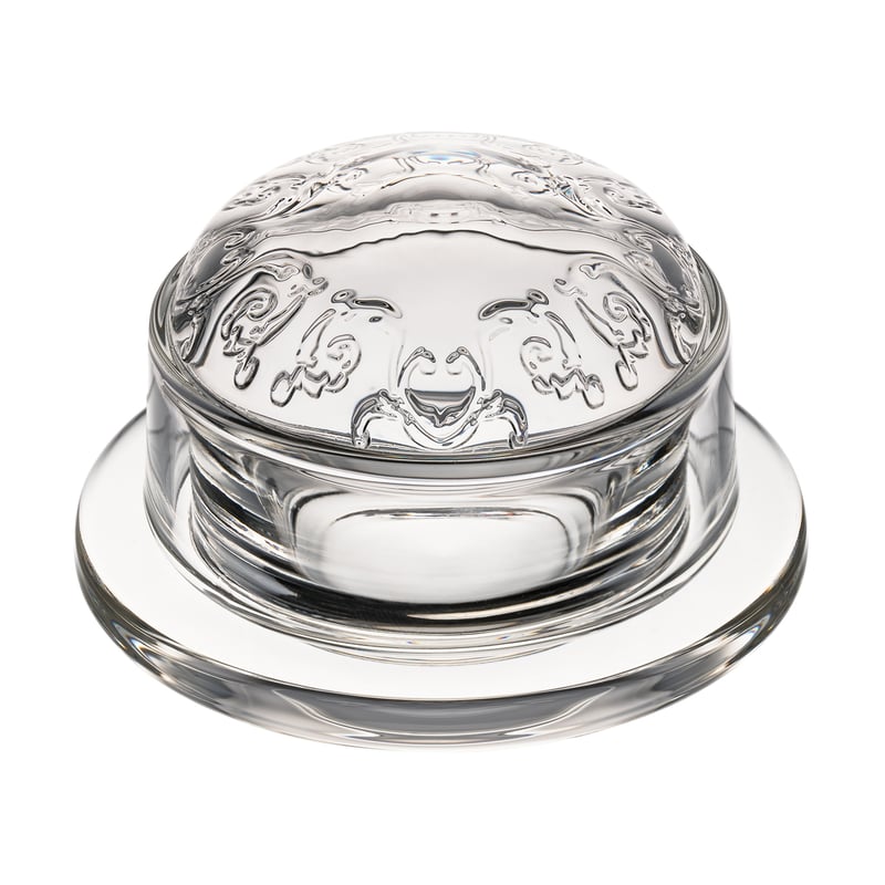 La Rochère Versailles butter dish Ø10 cm Transparent