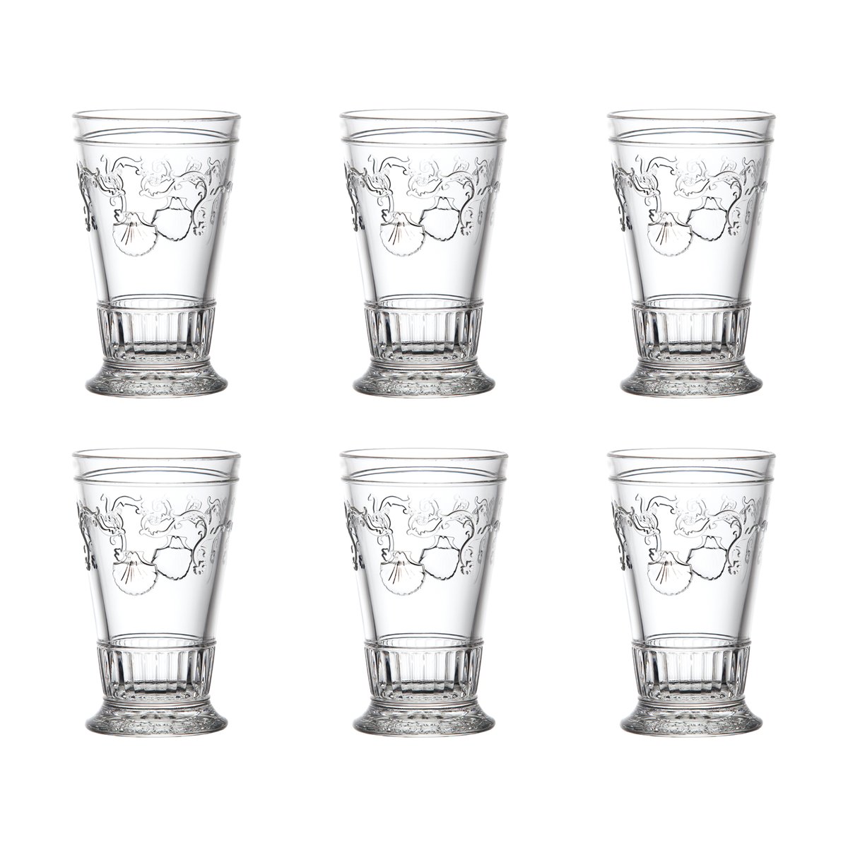 La Rochère Versailles longdrink glass 33 cl 6-pack Clear