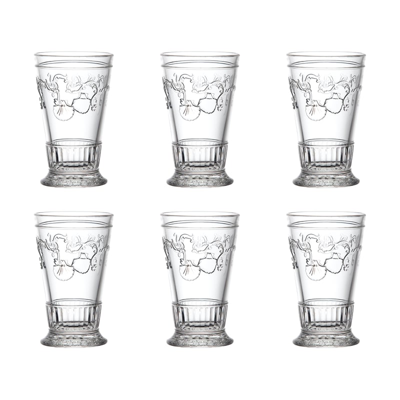 La Rochère Versailles longdrink glass 33 cl 6-pack Clear