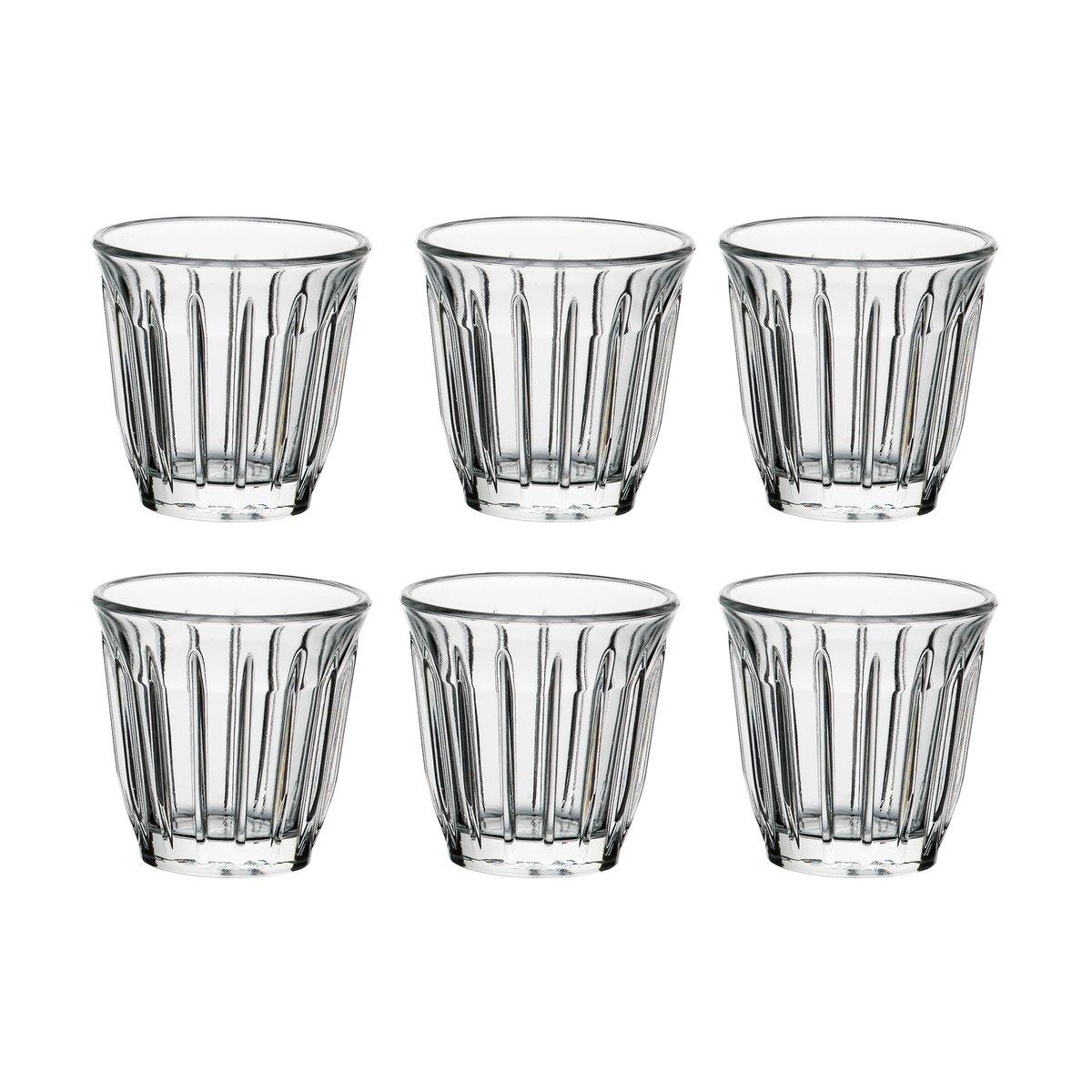 La Rochère Zinc espresso glass 10 cl 6-pack Clear | Scandinavian Design | Drinking glasses & tumblers | Transparent