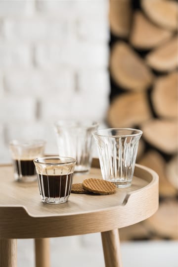 Zinc espresso glass 10 cl 6-pack - Clear - La Rochère