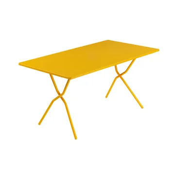 Balcony II table - Miel (yellow), 140x80 cm - Lafuma