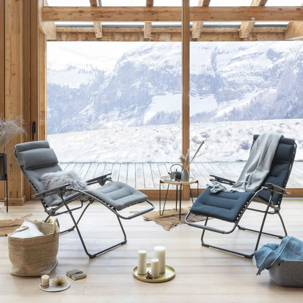 Futura BeComfort sun lounger, Becomfort dark grey Lafuma