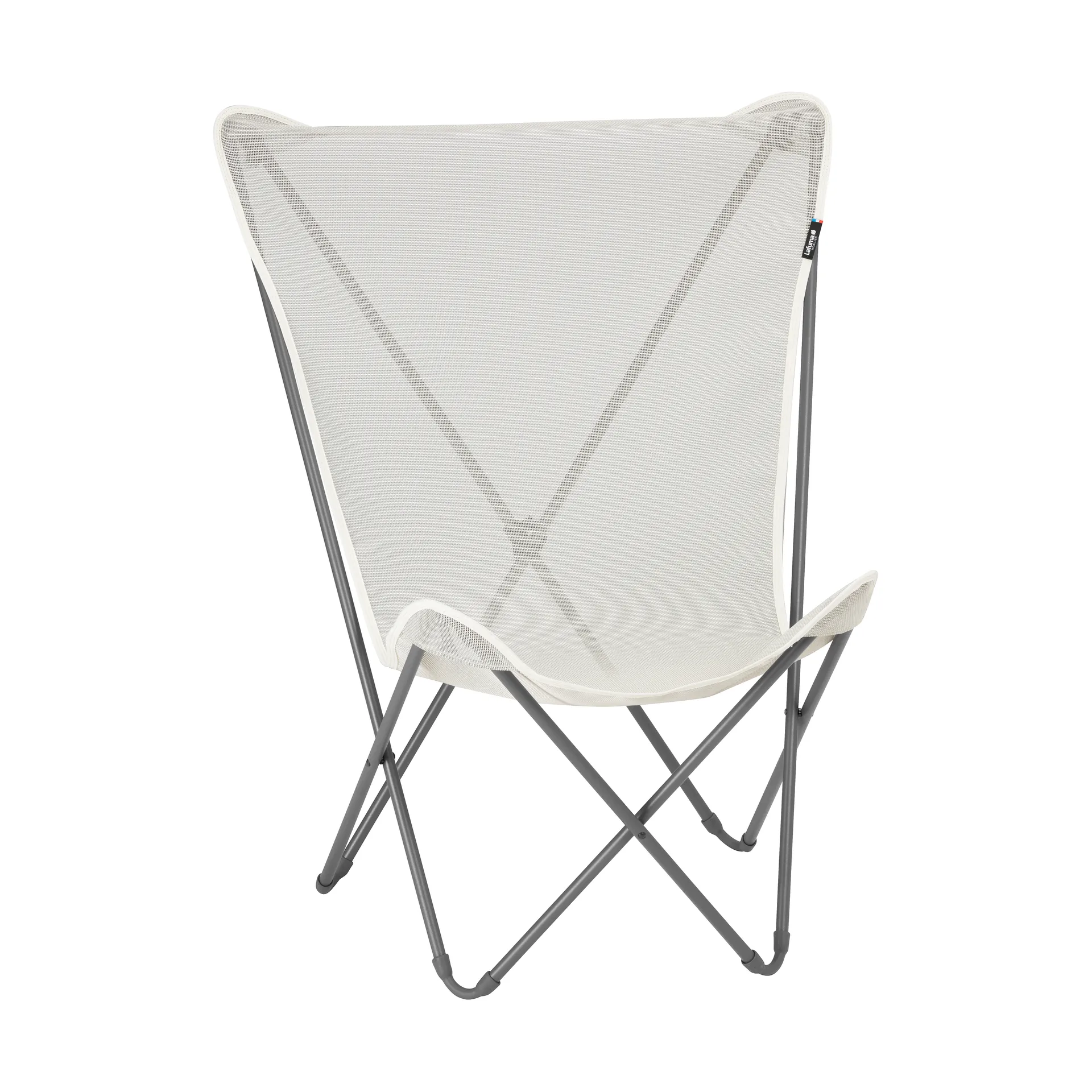 Maxi Pop Up Exterya sun lounger, Seigle II (grey) Lafuma