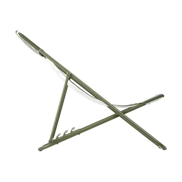 Maxi Transat Colorblock sun lounger - Rayure Moss (green) - Lafuma