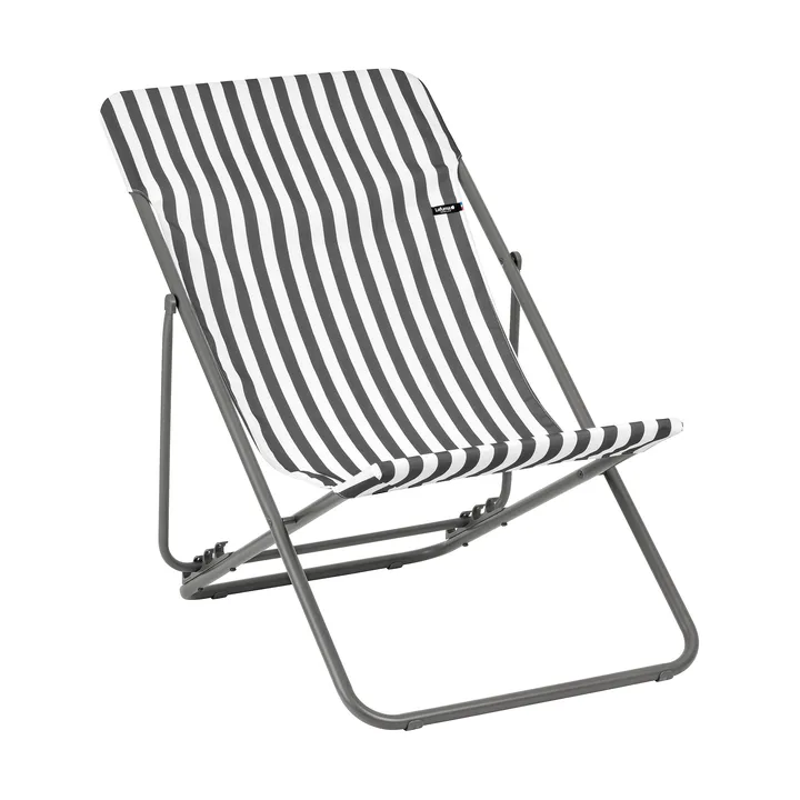Maxi Transat Colorblock sun lounger - Rayure Terre (grey) - Lafuma