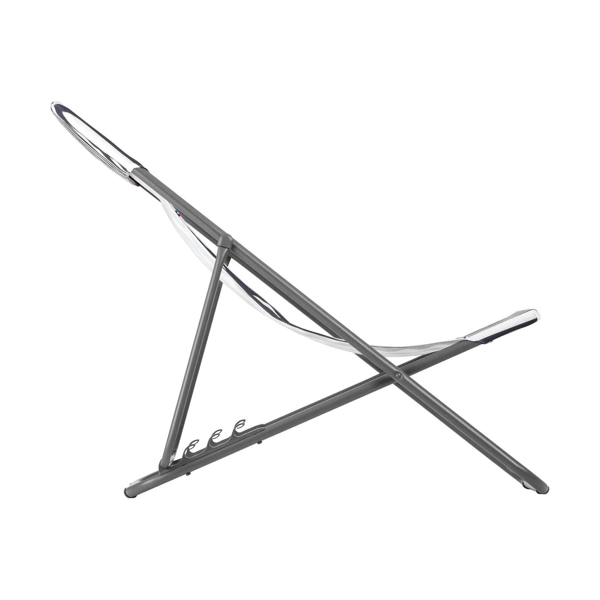 Maxi Transat Colorblock sun lounger, Rayure Terre (grey) Lafuma