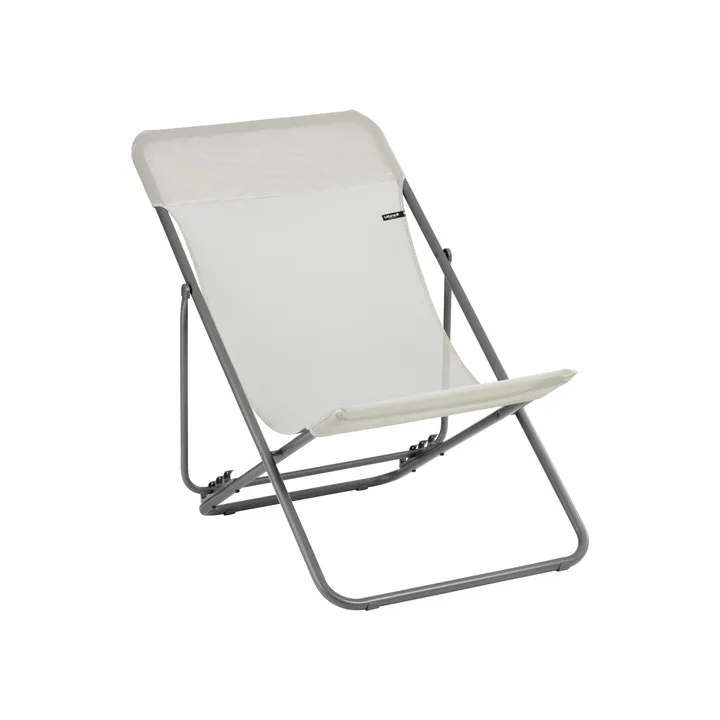 Maxi Transat Exterya lounge chair - Seigle II (grey) - Lafuma
