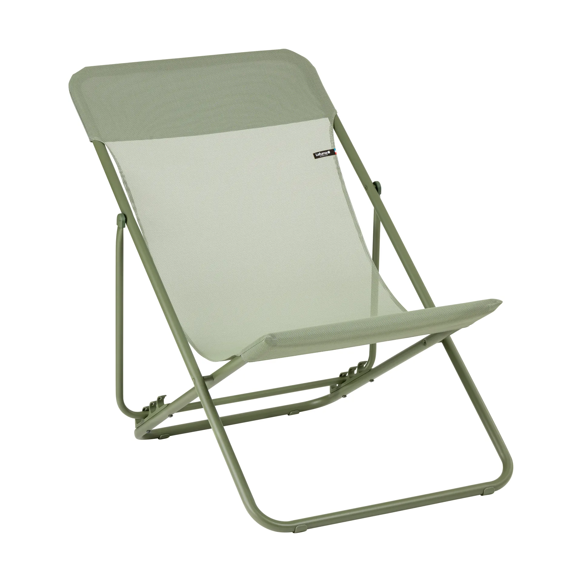 Maxi Transat sun lounger, Moss green Lafuma