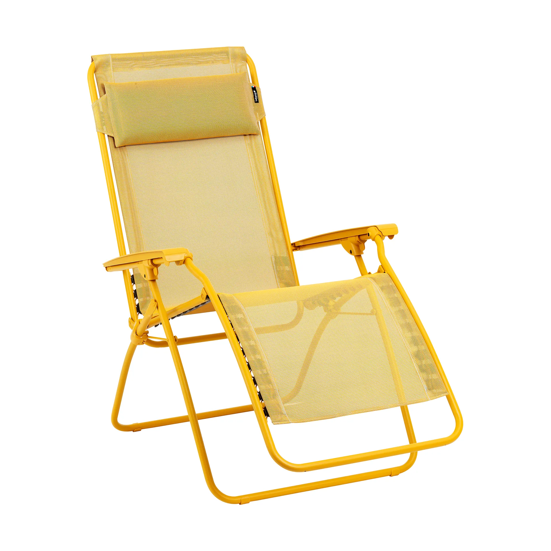 R Clip Batyline deck chair, Honey Lafuma
