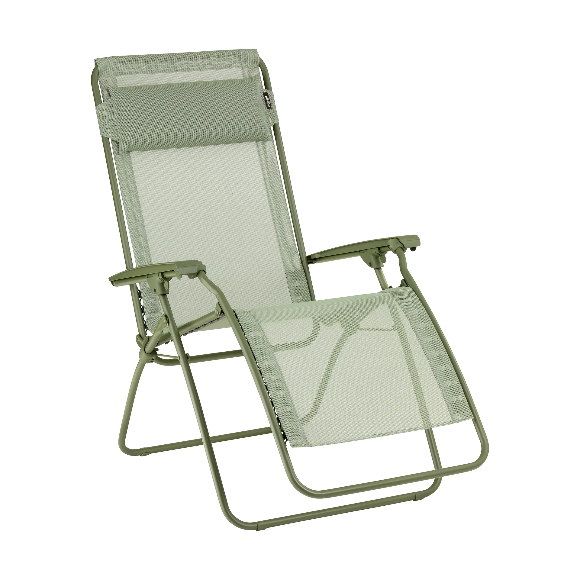 R Clip Batyline deck chair, Moss Lafuma