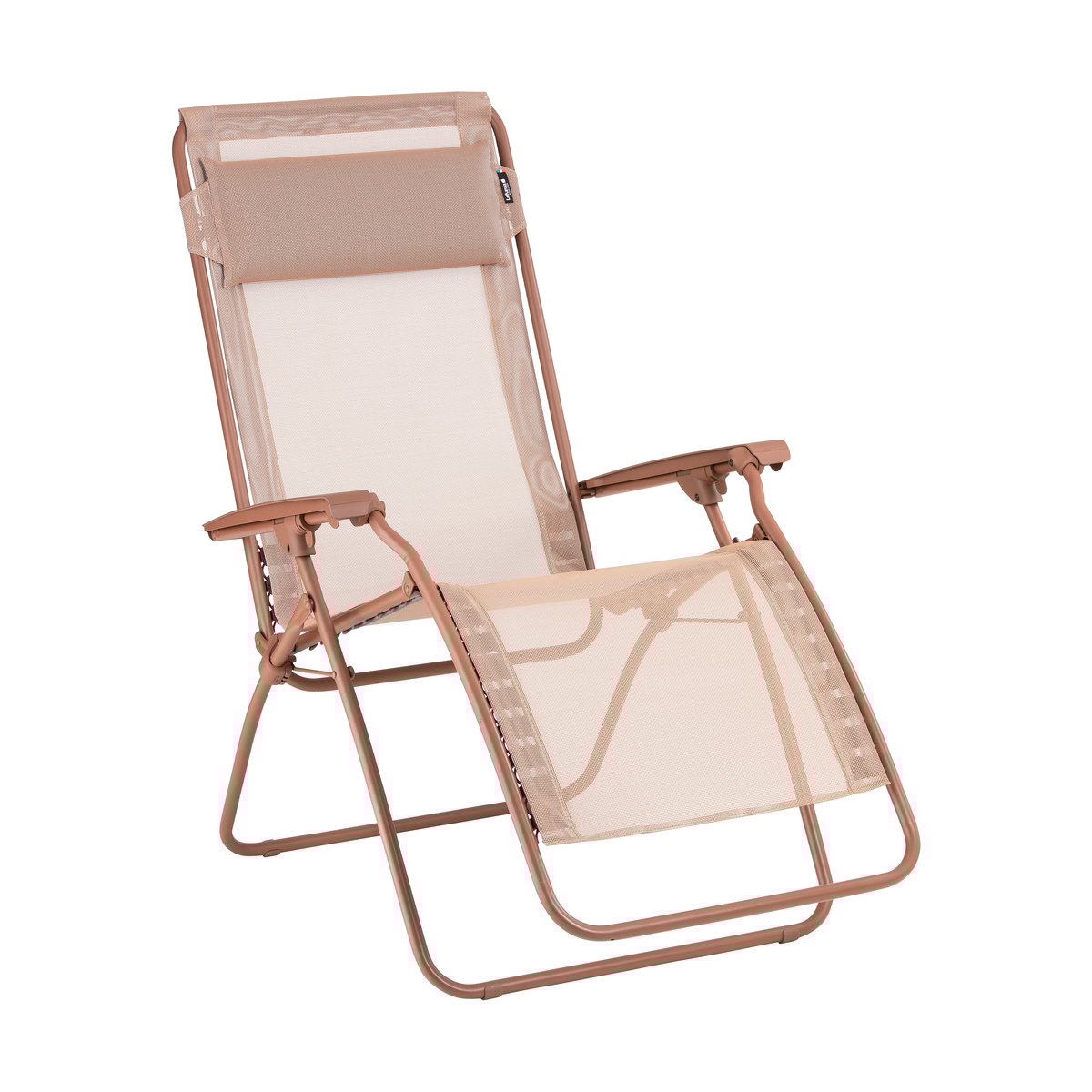 Lafuma Rsxa Clip Batyline Iso sun lounger Canyon | Scandinavian Design | Garden chairs | Orange