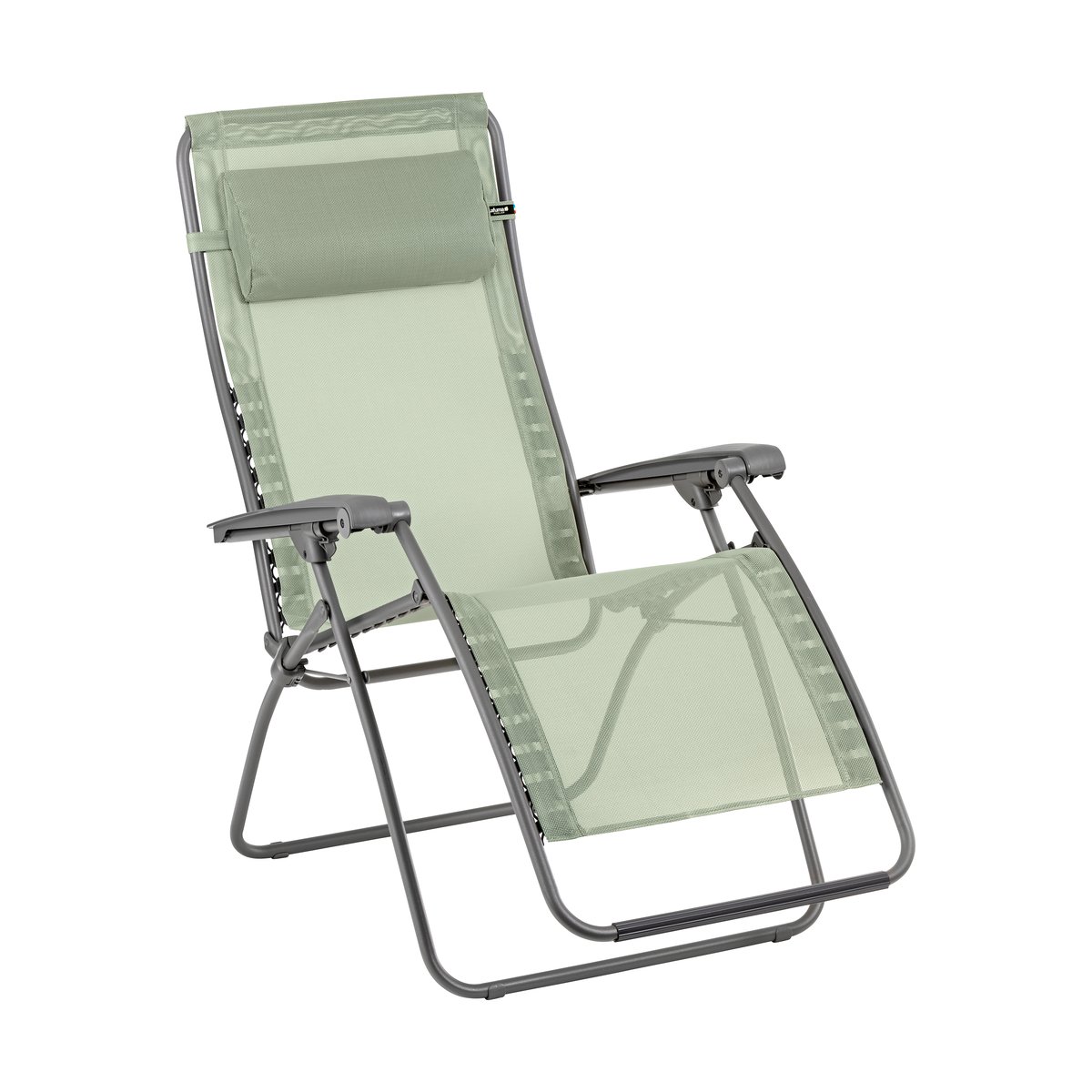 Lafuma Rsxa Clip Batyline Iso sun lounger Moss | Scandinavian Design | Garden chairs | Green