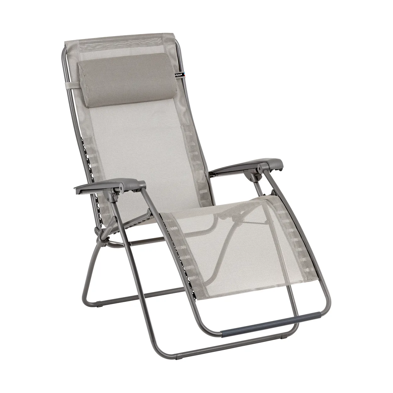 Lafuma Rsxa Clip Batyline Iso sun lounger Terre | Scandinavian Design | Garden chairs | Beige