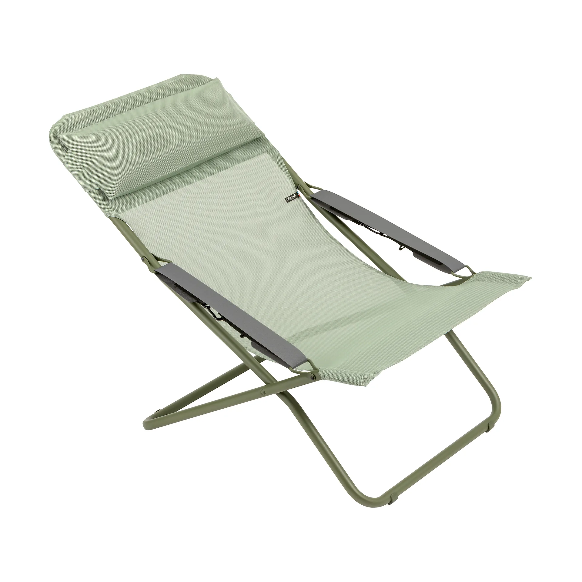 Transabed Batyline sun lounger, Moss Lafuma