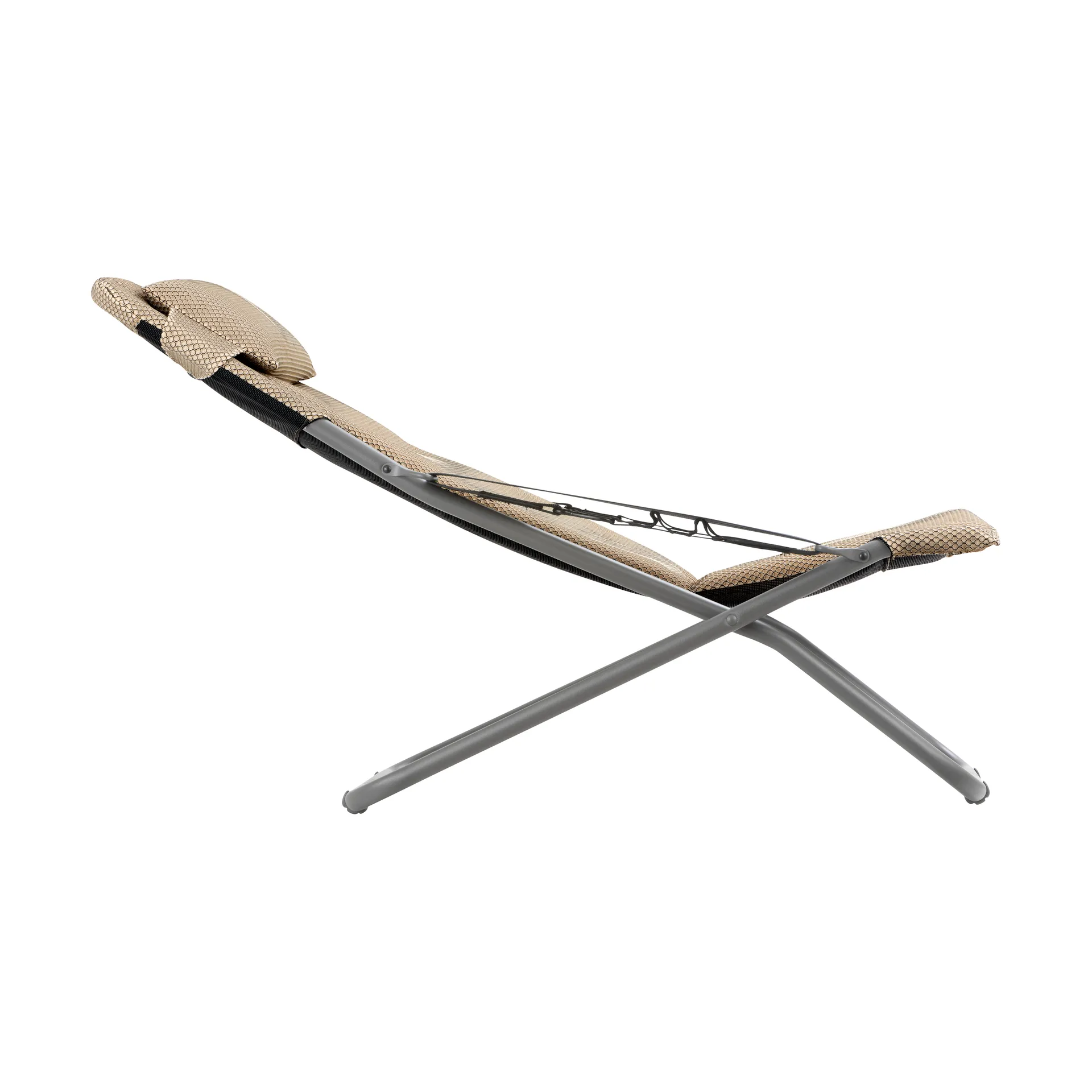 Transabed BeComfort sun lounger, Mocha Lafuma