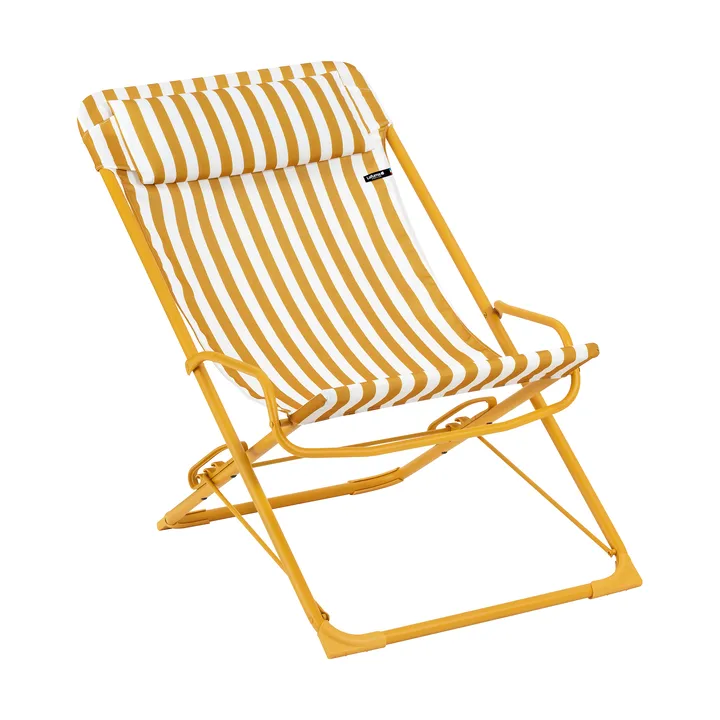Transaswing Colorblock sun lounger - Rayure Miel (yellow) - Lafuma