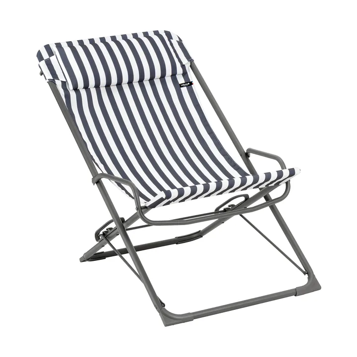 Transaswing Colorblock sun lounger - Rayure Terre (grey) - Lafuma