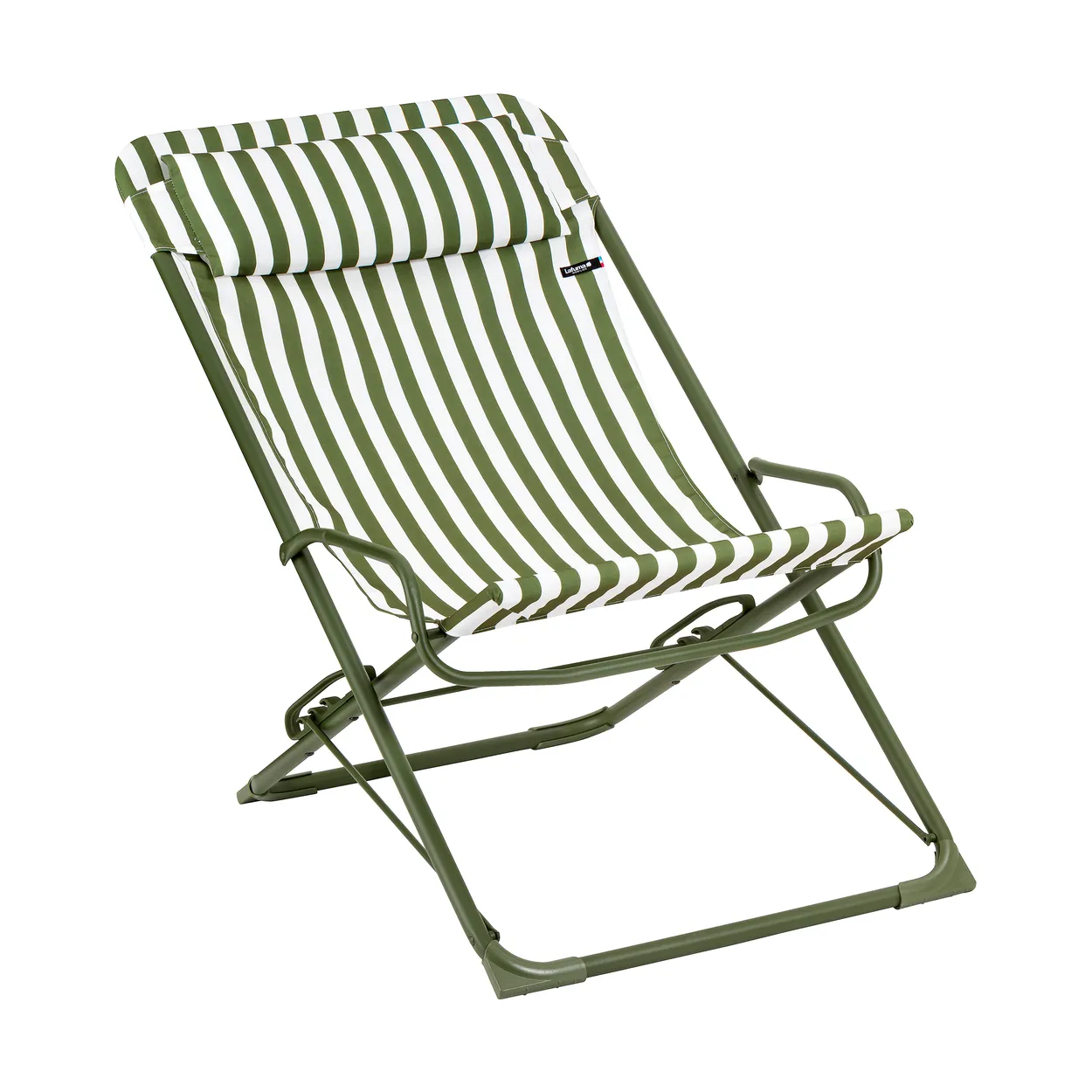 Lafuma Transaswing Multi deck chair Rayures Moss