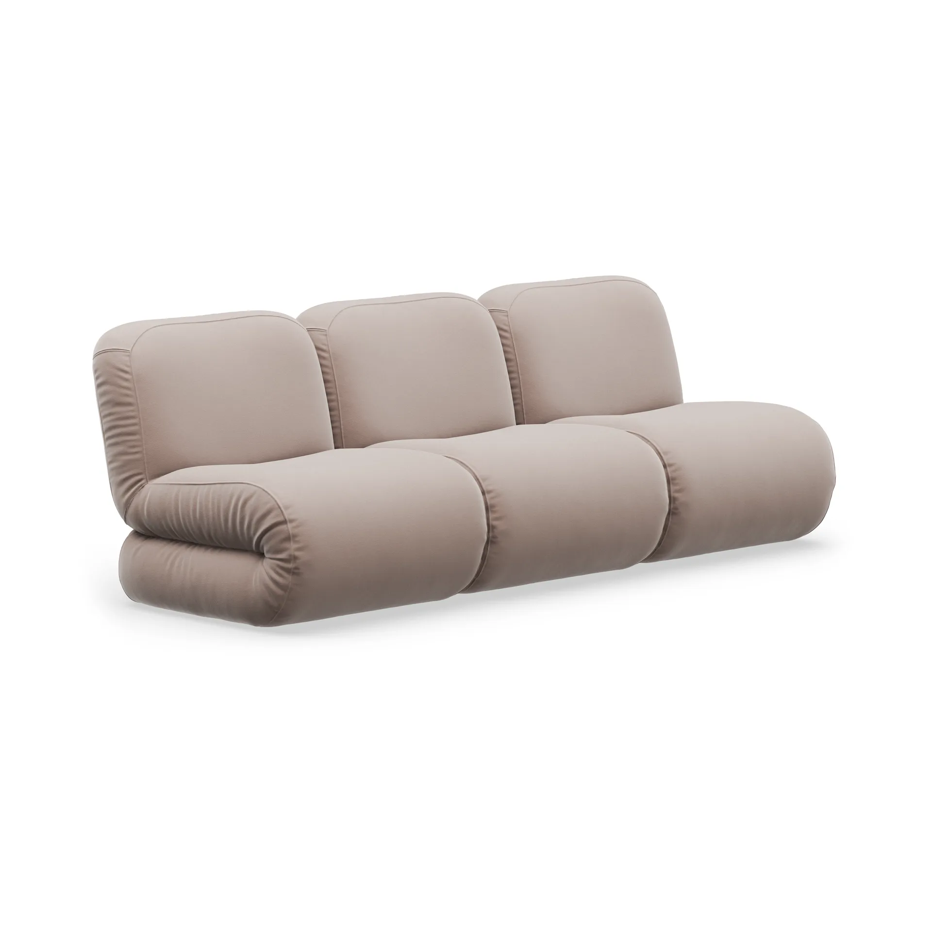 BAU 3 seater sofa, Megan sand Lammhults