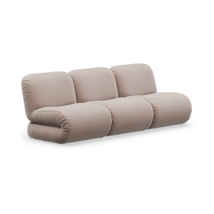 BAU 3 seater sofa, Megan sand - Lammhults