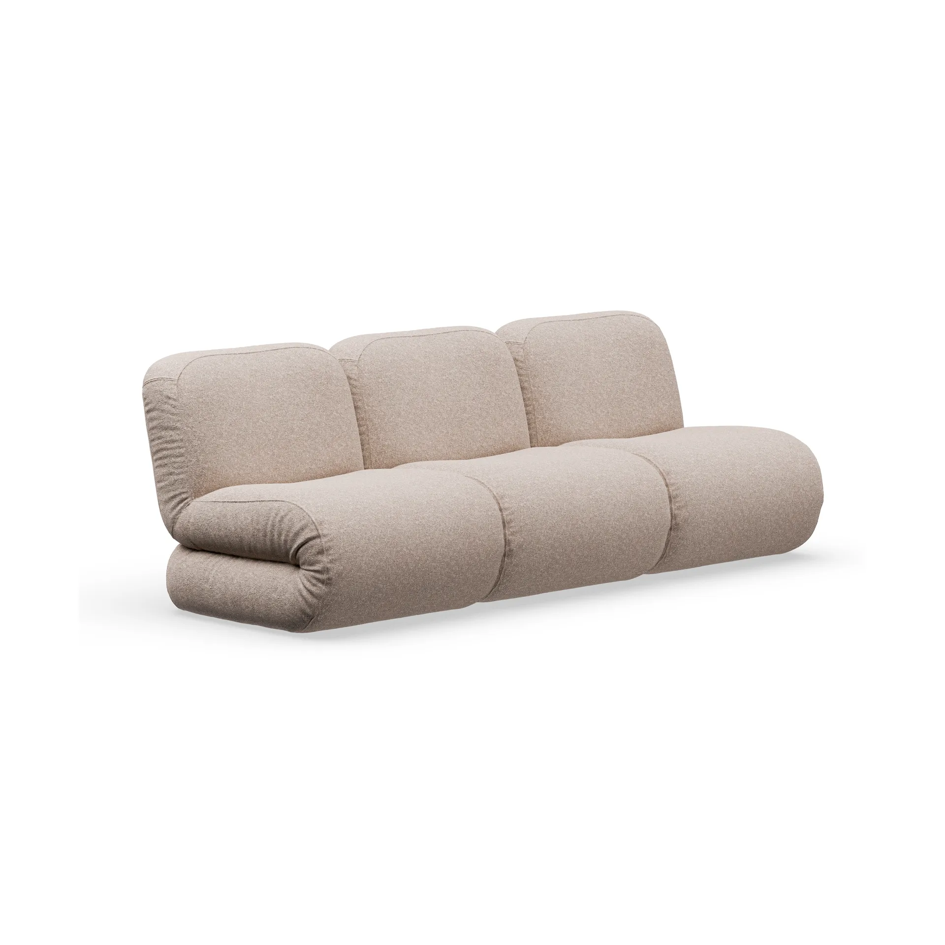 BAU 3 seater sofa, Zero beige Lammhults