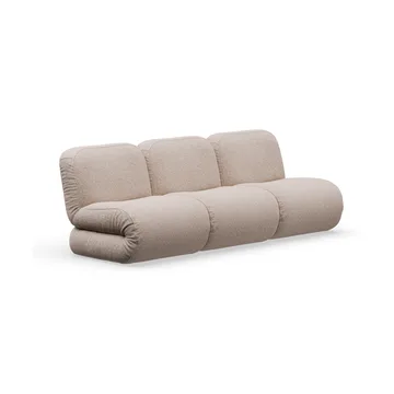 BAU 3 seater sofa, Zero beige - Lammhults