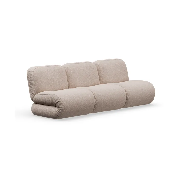 BAU 3 seater sofa, Zero beige - Lammhults