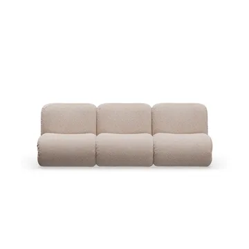 BAU 3 seater sofa, Zero beige - Lammhults