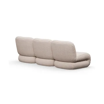 BAU 3 seater sofa, Zero beige - Lammhults