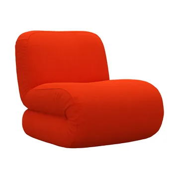 BAU armchair - Vidar 0542 red, straight - Lammhults