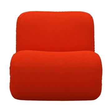 BAU armchair - Vidar 0542 red, straight - Lammhults