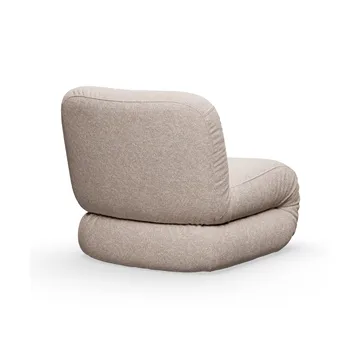 BAU armchair - Zero Beige, straight - Lammhults