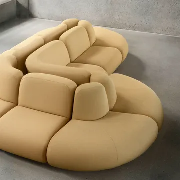 BAU sofa 3 seater, Barnum pine - Lammhults
