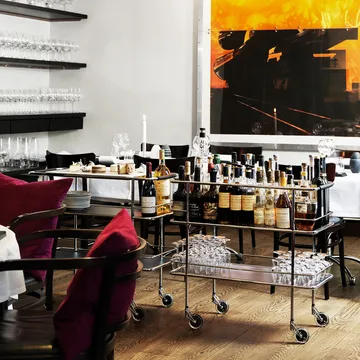 Cargo serveringsvagn - White laminate-chrome - Lammhults