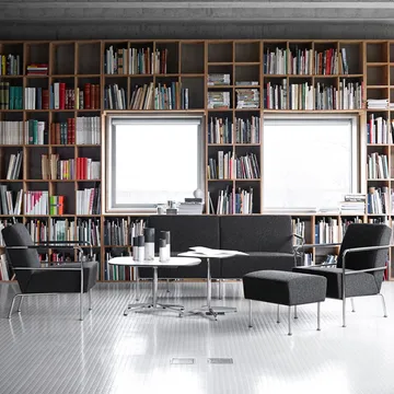 Chicago III coffee table - Black laminate-black - Lammhults