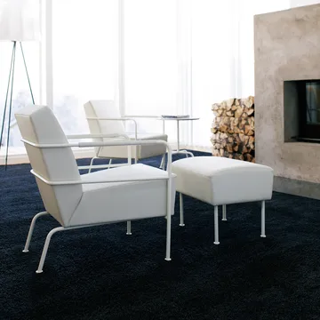 Cinema armchair - Elmo Nordic black-chrome - Lammhults