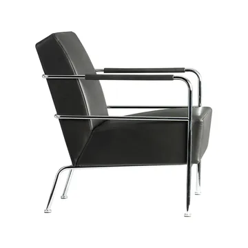 Cinema armchair - Elmo Nordic black-chrome - Lammhults