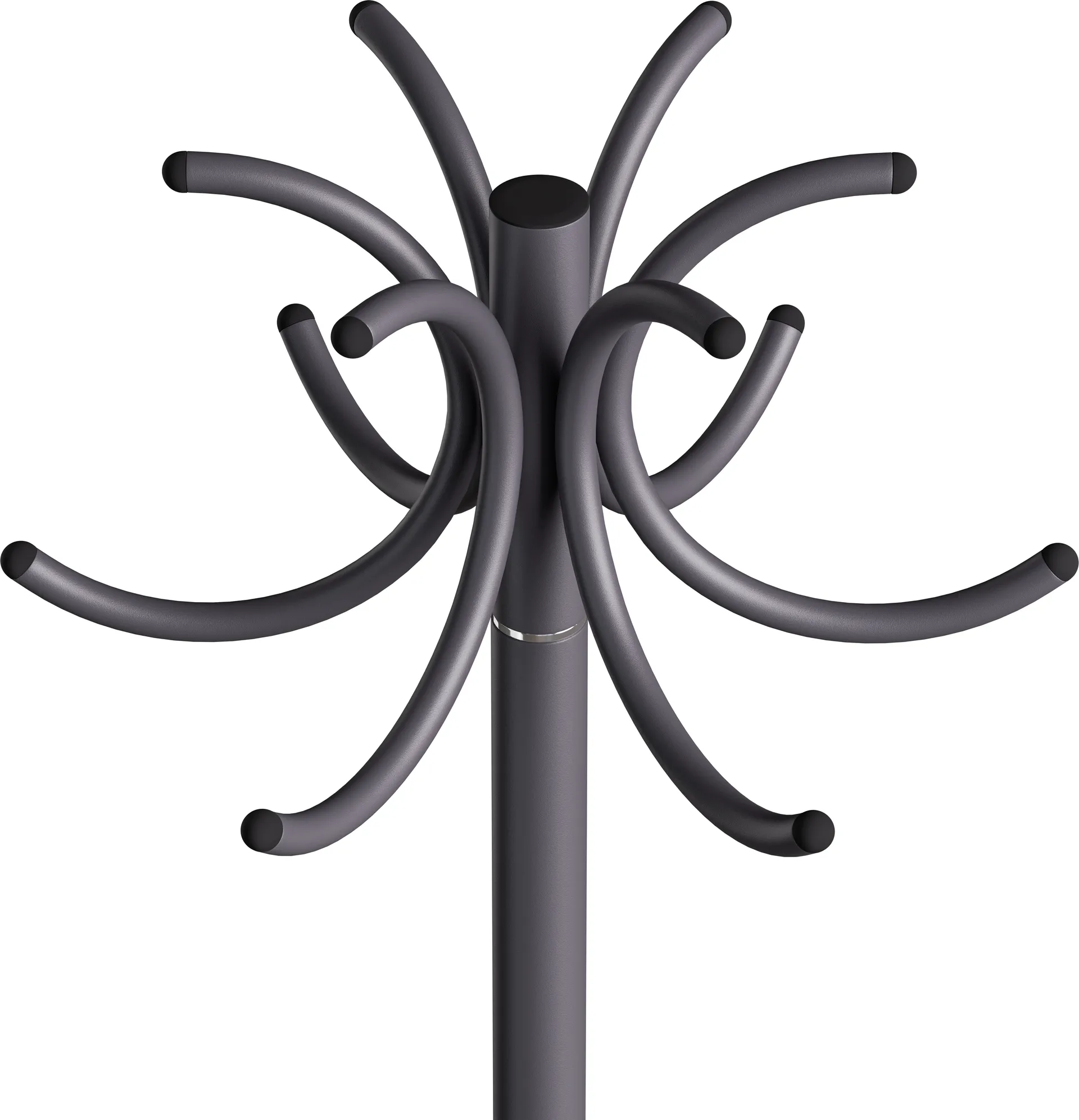 S70-12 coat rack, Graphite texture Lammhults