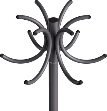 S70-12 coat rack - Graphite texture - Lammhults