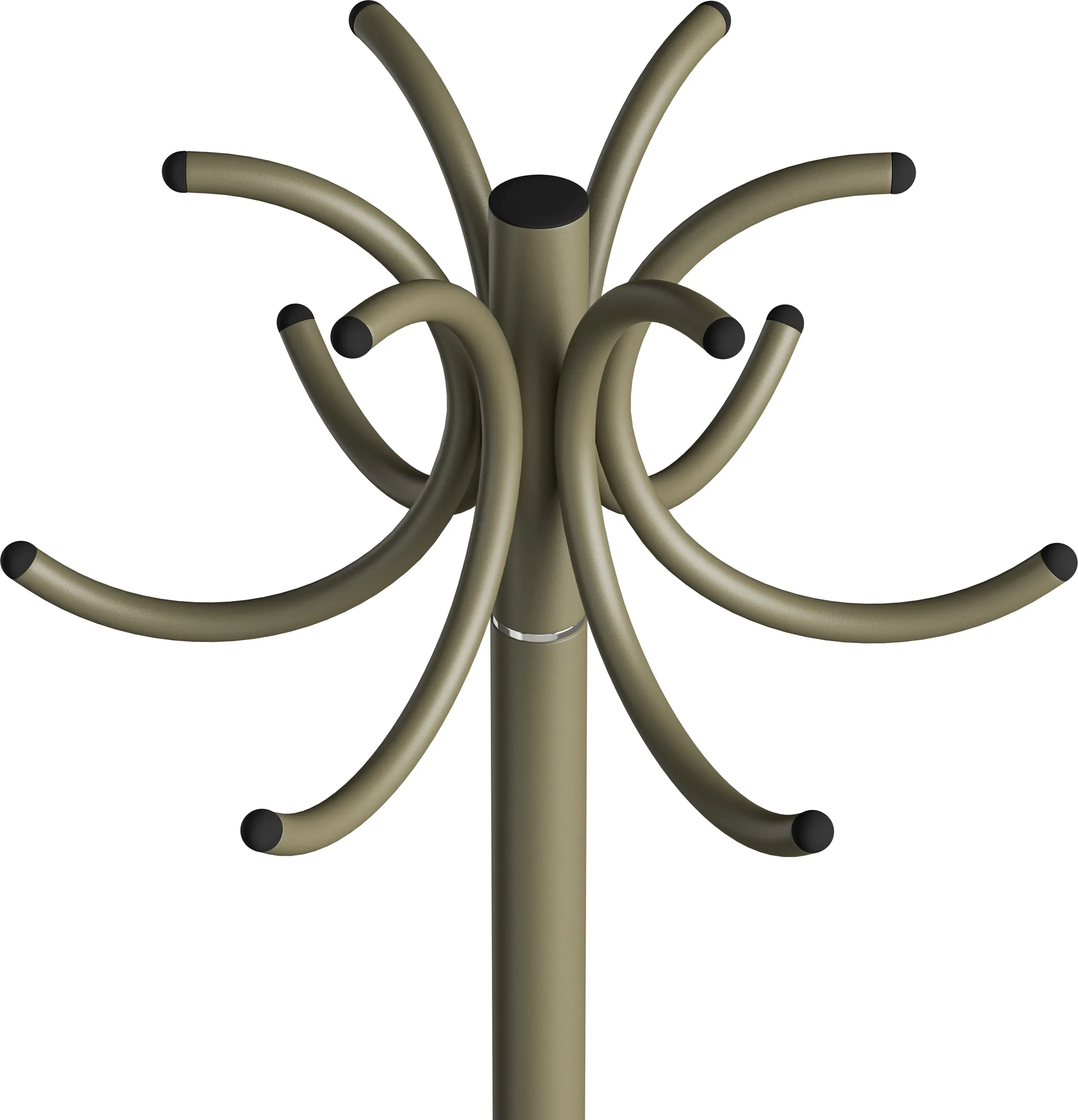 S70-12 coat rack, Gray-green texture Lammhults