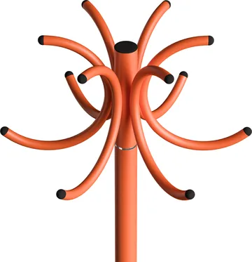 S70-12 coat rack - Orange texture - Lammhults