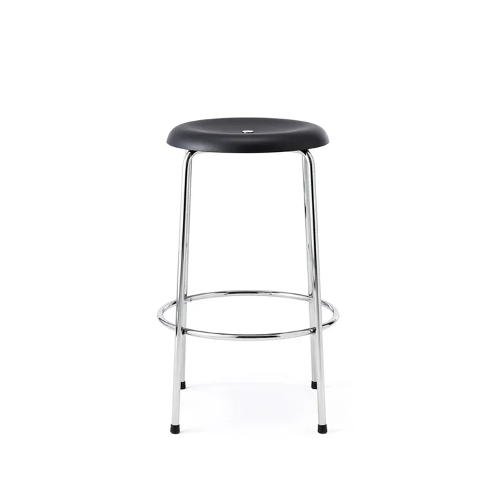 Stool barstool - Black-chrome, 63 cm - Lammhults