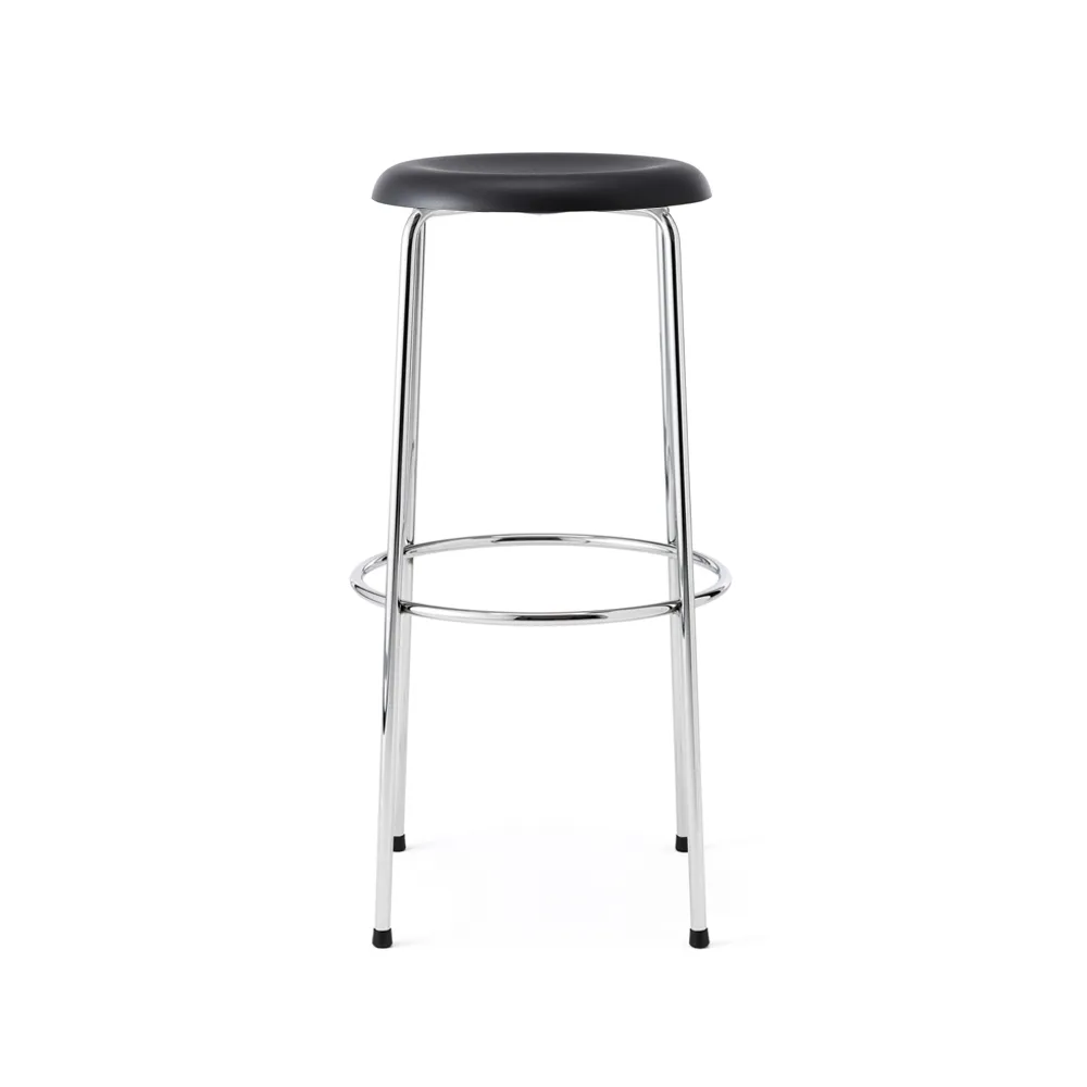 Stool barstool, Black-chrome, 78 cm Lammhults